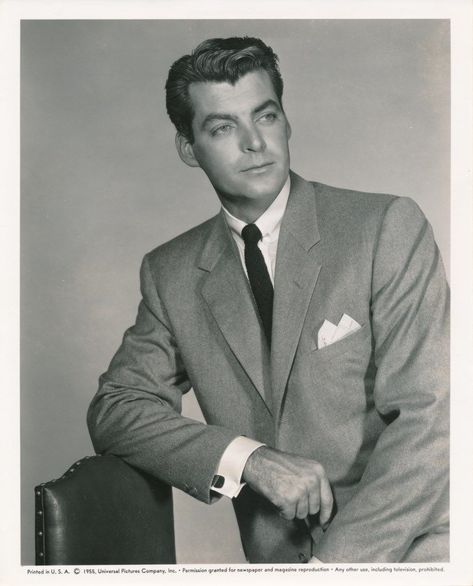 Rory Calhoun, Heart Throb, Jean Harlow, Classic Movie Stars, Classic Hollywood, Movie Stars, Men's Blazer, Cool Photos, Suit Jacket