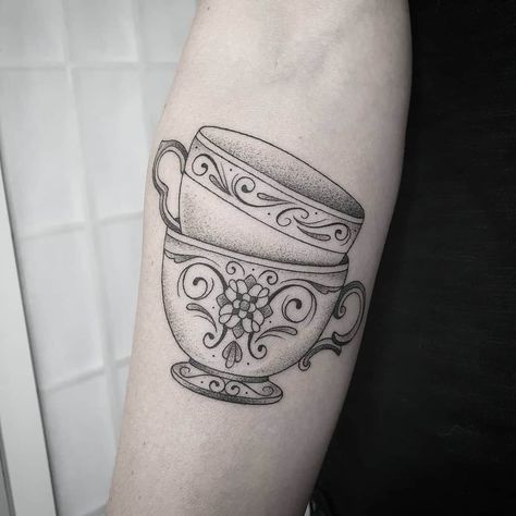 Top 77 Best Teacup Tattoo Ideas - [2021 Inspiration Guide] Matching Bff Tattoos, Tea Tattoo, Teacup Tattoo, Cup Tattoo, Ancient Tattoo, Clock Tattoo Design, Bff Tattoos, Tattoo Fails, Bad Tattoos