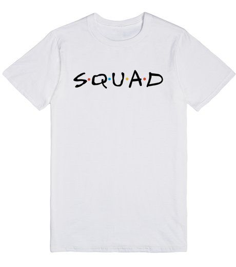 Friends : Squad | T-Shirt | Friends is on Netflix now. Time it got an update. Perfect tank top for you and all the members of your squad. #friends #netflix #squad #goals #best #friend Chandler And Joey, Friends Squad, Creative Clothes, Funny Shirts Women, Friend Goals, Squad Goals, Friends Tv Show, Best Friend Goals, 90s Kids