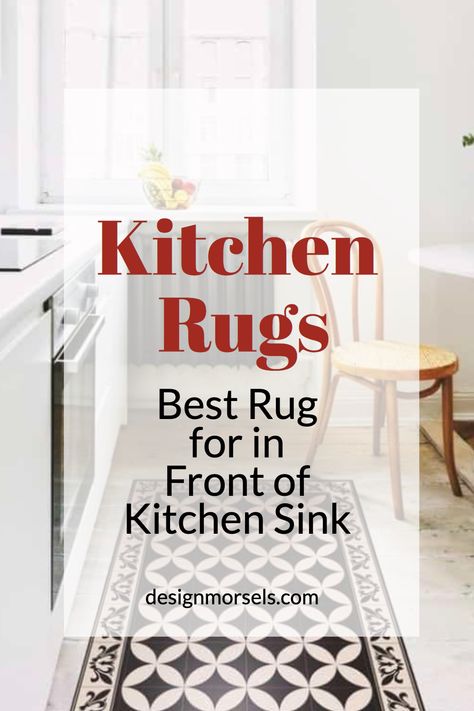 kitchen rug with text overlay kitchen rugs best rug for in front of the kitchen sink Kitchen Mats Floor Ideas, Kitchen Sink Rug, Kitchen Sink Design, Rugs And Mats, Kitchen Mats, Kitchen Rugs, Kitchen Mats Floor, A Rug, Stylish Kitchen