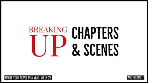 Scene Writing, Write A Novel, Breaking Up, Writers Write, Writing Resources, Writing Life, Novel Writing, A Novel, Goal Setting