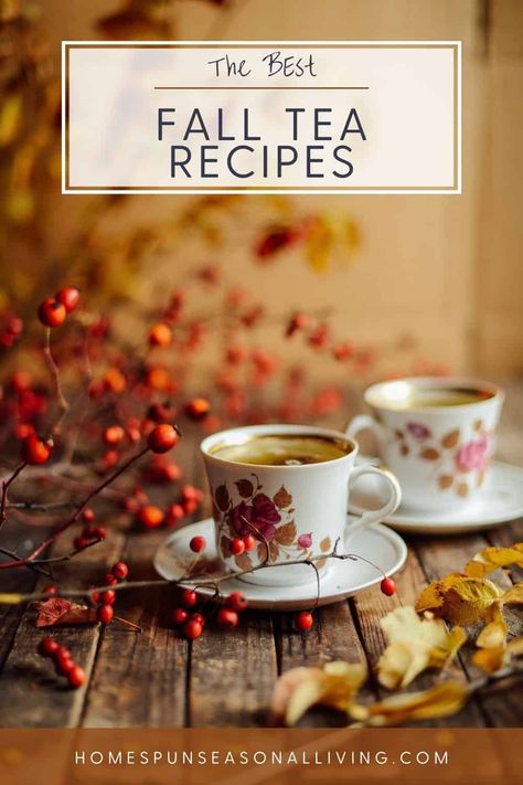 Brew yourself a cup of seasonal, hot tea with these tea blends featuring herbal, black, and green tea blends. More than 15 recipes from Autumn season ingredients. Diy Black Tea Blends, Witchy Tea Blends, Custom Tea Blends, Fresh Herb Tea, Herbal Tea Recipes For Energy, Tea Combinations Recipes, Simple Tea Recipes, Best Hot Tea Recipes, Witches Tea Recipes