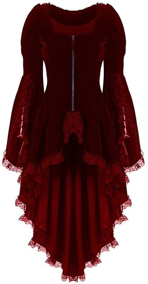 Velvet Tuxedo Jacket, Vampire Dress, Victorian Fashion Dresses, Tuxedo Coat, Velvet Tuxedo, Uniform Costume, Steampunk Dress, Punk Dress, Emo Dresses