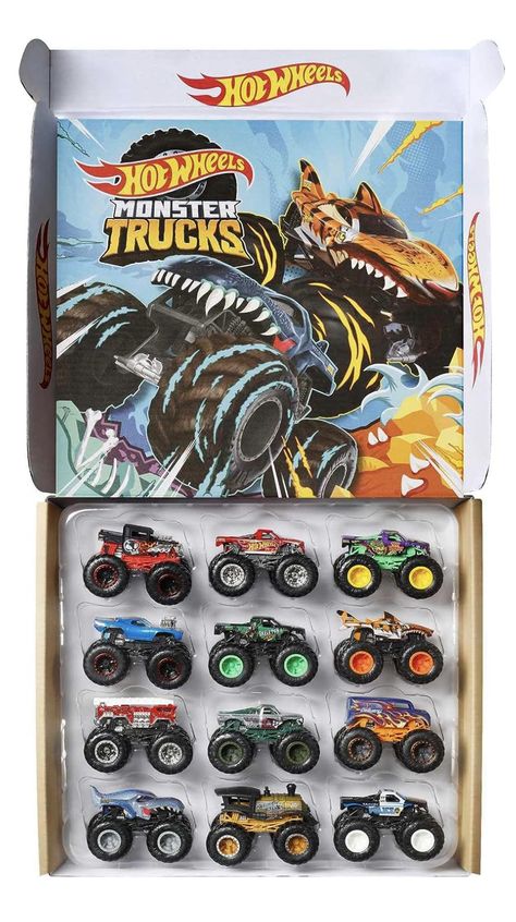 Big Monster Trucks, Monster Truck Toys, Original Monster, Mattel Hot Wheels, Kids Lunchbox, Toy Trucks, Monster Truck, Amazon Gift Cards, Amazon Gifts