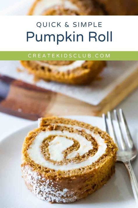 Our gluten-free pumpkin roll is a fall favorite! This easy pumpkin roll recipe is a moist pumpkin cake rolled with a delicious cream cheese filling to create the perfect dessert for the holiday season! Pumpkin Cake Filling, Gluten Free Pumpkin Roll, Pumpkin Roll Recipe, Roll Food, Pumpkin Rolls, Pumpkin Rolls Recipe, Thanksgiving Desserts Table, Best Gluten Free Desserts, Pumpkin Roll