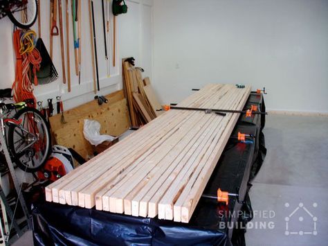 Heavy Duty Workbench Workbench Top Ideas, Garage Countertop Ideas, Work Bench Plans, Heavy Duty Workbench, Garage Redo, Simple Workbench Plans, Workbench Stool, Workbench Ideas, Garage Workbench Plans