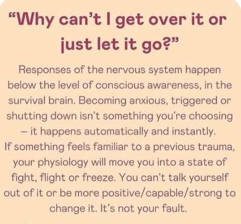 Freeze Mode, Let Go Of Someone, Be More Positive, Mental Health Facts, Just Let It Go, Conscious Awareness, Mental Health Therapy, Emotional Awareness, Let It Go