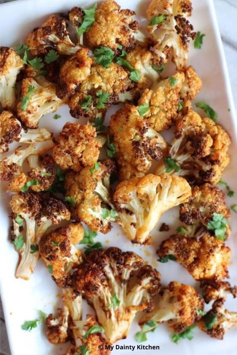 Air Fryer Cauliflower Air Fry Vegetables, Crispy Cauliflower Wings, Air Fryer Cauliflower Wings, Airfryer Meals, Air Fryer Cauliflower, Crispy Cauliflower, Air Fryer Recipes Vegetarian, Cauliflower Wings, Air Fry Recipes