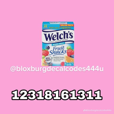 Snack Decals Bloxburg, Bloxburg Pantry Decals, Roblox Food, Pictures Codes, Bloxburg Food, Food Decals, Bloxburg Food Decals, Pantry Decal, Snack Pictures