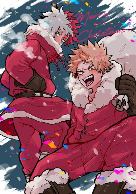 Bakugo Christmas Pfp, Christmas Anime, Hero Wallpaper, Boku No Hero Academia Funny, Christmas Icons, My Hero Academia Episodes, Hero Academia Characters, Fanarts Anime, Anime Ships