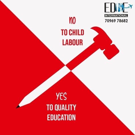 Quality Education Poster, Child Labour Quotes, World Day Against Child Labour, Revolution Poster, Child Labour, Ads Creative Advertising Ideas, Report Cover, Awareness Poster, Infographic Poster