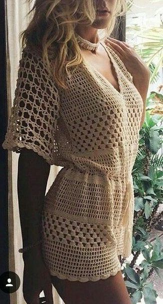 37+ Cute and Stylish Free Crochet Dresses Pattern Design Ideas - Page 14 of 37 - Daily Crochet! Dress Pattern Free, Pattern Design Ideas, Crochet Jumpsuits, Crochet Dress Girl, Crochet Dress Pattern Free, Dresses Pattern, Knit Dress Pattern, Bikinis Crochet, Crochet Summer Dresses