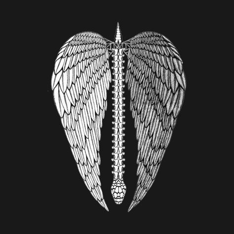 Check out this awesome 'Angel+Wings' design on @TeePublic! Angel Wings Shirt Design, Prints For Tshirt, Dark Surrealism, Angel Posters, Angel Wings Design, Angel Wings Wall, Tshirt Printing, Tshirt Printing Design, Wings Design