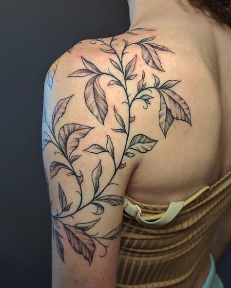 Put the finishing touches on this freehand vine for Veronica! Some fresh, mostly healed! Thank you again 🌿 Virginia Creeper Tattoo, Creeper Tattoo, Vessel Art, Virginia Creeper, Vine Tattoos, Piercing Tattoo, Creepers, Tatting, Vines