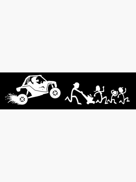 Atv Mudding, Funny Vinyl Decals, Stick Family, Cricket Projects, Cricket Ideas, Silhouette Cameo Tutorials, Riding Shirts, Rzr 900, Truck Stickers