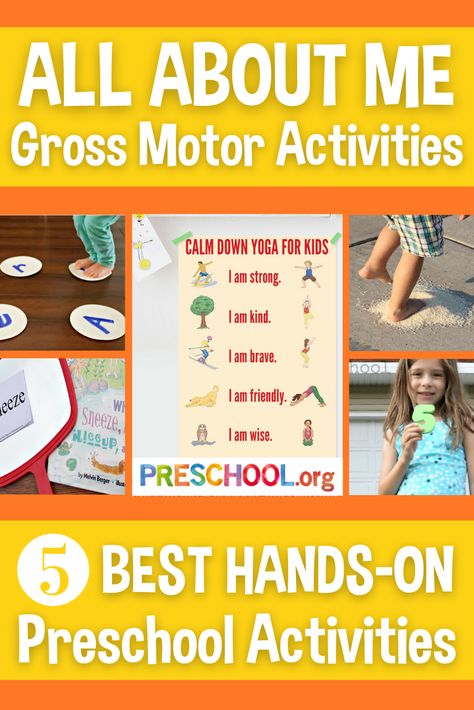 The 5 Best GROSS MOTOR Activities for ALL ABOUT ME Preschool Theme Family Gross Motor Activities Preschool, All About Me Gym Activities, All About Me Physical Activity Preschool, Gross Motor All About Me Activities, All About Me Gross Motor Activities Preschool, All About Me Physical Activities, Back To School Gross Motor Activities, All About Me Movement Activities, All About Me Gross Motor Activities