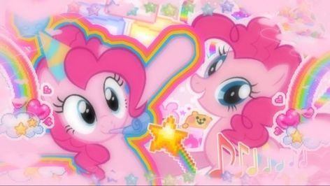 Edit by Sydtcrossby 🧁 Pink Pie, Little Pony Wallpaper, Pony Wallpaper, My Little Pony Wallpaper, Cute Core, My Lil Pony, Pony Town, Mlp My Little Pony, Pinkie Pie