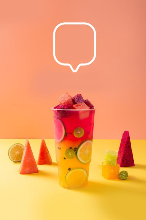 Summer Fruit Drinks, Display Background, Drink Display, Beverage Poster, Drink Poster, Juice Branding, Food Art Photography, Juice Packaging, Food Photoshoot