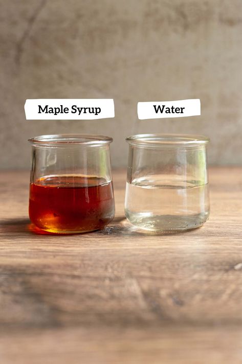 Maple Simple Syrup, Maple Simple Syrup Recipe, Maple Coffee Syrup, Nescafe Recipe, Simple Syrup For Cakes, Healthy Syrup, Thyme Simple Syrup, Fod Map, Simple Sugar Syrup