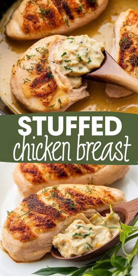 Herb and Cheese Stuffed Chicken – Delight your taste buds with this herb and cheese stuffed chicken breast recipe! Each bite is tender, flavorful, and perfect for any occasion. Cheese Stuffed Chicken Breast Recipes, Chicken Delight, Cheese Stuffed Chicken Breast, Chicken Breast Recipes Baked, Stuffed Chicken Breast, Cheese Stuffed Chicken, Chicken Breast Recipe, Chicken Stuffed, Breast Recipe