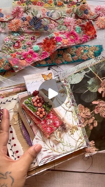 How To Make Junk Journal Pockets, Junk Journal Pockets And Tucks Ideas, Boho Journal Ideas, Journal Flip Through, Junk Journal Tags Ideas, Bohemian Journal, Boho Junk Journal, Boho Journal, Book Craft