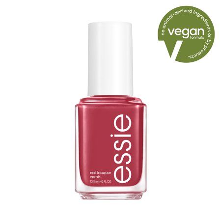 over a thousand nuanced colors, essie original nail polish takes from the latest fashion and cultural trends to make your manicure possibilities endless, with a wink and story always on hand. essie original nail color provides a salon quality formula--that's also vegan and 8-free--for flawless nail coverage. 8-free vegan formula: without formaldehyde, toluene, dibutyl phthalate, formaldehyde resin, camphor, ethyl tosylamide, xylene, triphenyl phosphate and animal derived ingredients. Size: 1-Cou Essie Base Coat, Essie Colors, Neutral Nail Polish, Essie Nail Colors, Mrs Always Right, Essie Polish, Black Nail Polish, Vegan Nail Polish, Shine Nails