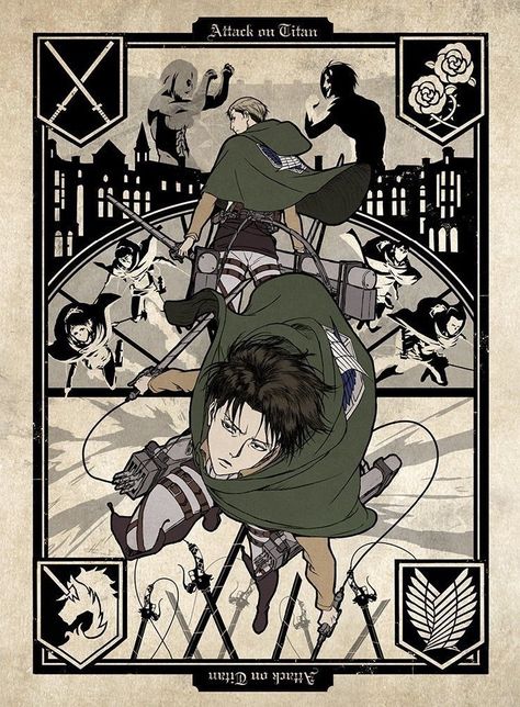 Sejarah Kuno, Poster Anime, Desen Anime, Titans Anime, Anime Printables, Anime Poster, Japon Illustration, Attack On Titan Fanart, Attack On Titan Levi