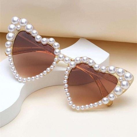 Chic Pearl-Embellished Heart-Shaped Sunglasses for Women 21.95 and FREE Shipping Tag a friend who would love this! Active link in BIO #beautiful #nature #picoftheday #happy #follow #hashtag12 Shaped Sunglasses, Heart Shaped Sunglasses, Shipping Tags, Bride Accessories, Sunglasses For Women, Tag A Friend, Beautiful Nature, Link In Bio, Love This