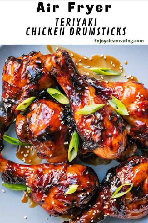 Teriyaki Chicken Drumsticks Air Fyer Drum Sticks, Chicken Drumsticks Recipes Airfryer, Drumsticks Recipe Air Fryer, Air Fryer Chicken Legs Recipes Healthy, Chicken Legs Marinade Air Fryer, Asian Drumsticks Airfryer, Air Fryer Chicken Drumstick Recipes, Drum Sticks In Air Fryer, Airfry Chicken Drumstick Recipes