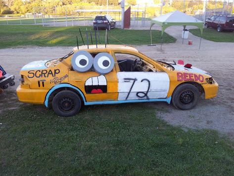 Derby Car Designs, Demolition Derby Cars, Demo Derby, Fall Fair, Buggy Racing, Derby Car, Demolition Derby, Derby Cars, Car Designs