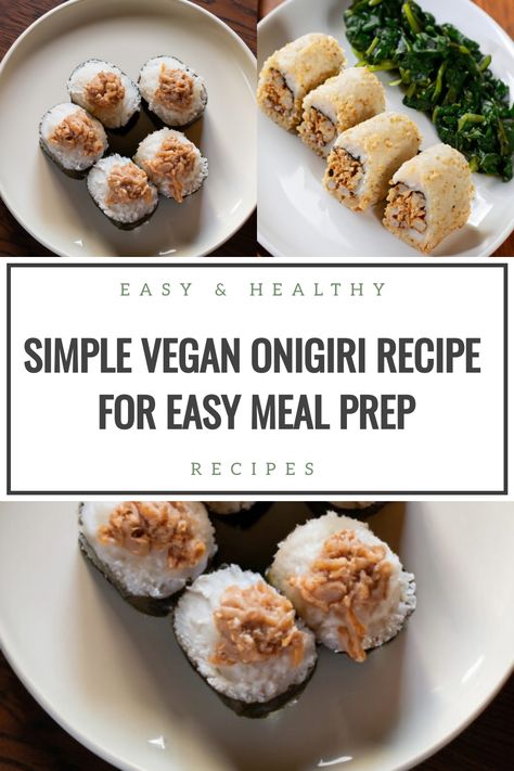 vegan onigiri recipe Onigiri Recipe Vegan, Healthy Onigiri Recipe, Onigiri Vegetarian, Vegan Onigiri Recipe, Making Onigiri, Vegan Onigiri, Rice Balls Recipe Japanese Vegan, Japanese Rice Balls, Onigiri Recipe