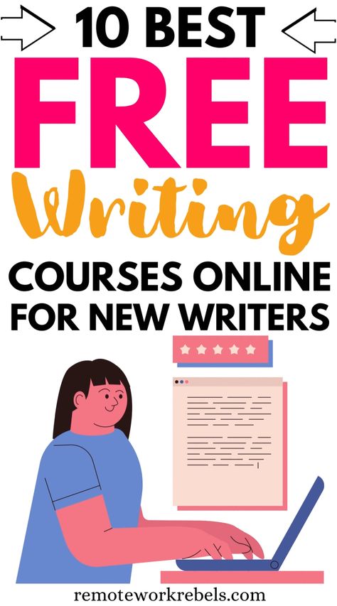 Free Content Writing Course, Learn Content Writing, Free Writing Courses Online, Free College Courses Online, Free College Courses, Article Writer, Free Online Education, Side Hustle Money, Free Online Learning