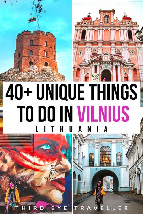 Bucket List Places To Visit, Pink Church, Bucket List Places, Lithuania Vilnius, Lithuania Travel, Ultimate Bucket List, Travel Essentials List, Baltic States, Vilnius Lithuania