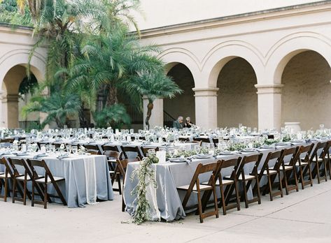 Read More: https://www.stylemepretty.com/2018/11/14/jessica-and-daltons-san-diego-wedding/ European Inspired Wedding, Balboa Park Wedding, Destination Wedding Reception, Outdoor Reception, Balboa Park, Park Wedding, San Diego Wedding, Balboa, Prado