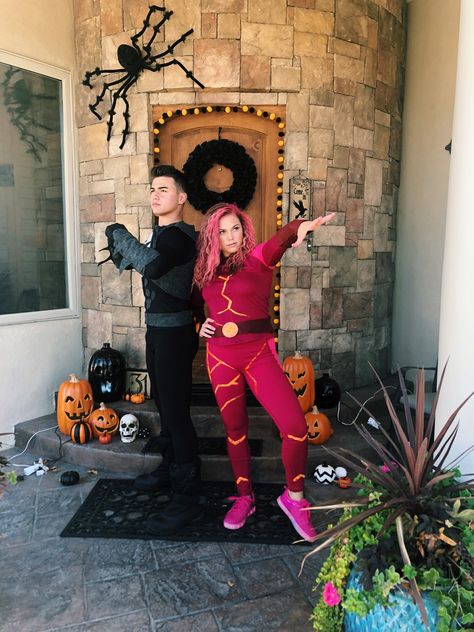 Shark Boy Lava Girl Costume, Shark Boy And Lava Girl Costumes Couple, Lava Girl Costume, Shark Boy Costume, Shark Boy And Lava Girl, Lava Girl, Shark Boy, Girl Couple, Halloween Inspo