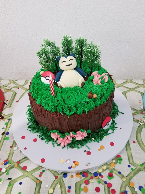 My mom baked me a snorlax cake for my Bday :) Im 28 y/o. Pokemon Snorlax Birthday Cake, Snorlax Birthday Cake, Snorlax Birthday Party, Snorlax Cake, Bulbasaur Cake, Pokémon Cakes, Boyfriend Cake, Pokemon Cakes, Pokemon Food