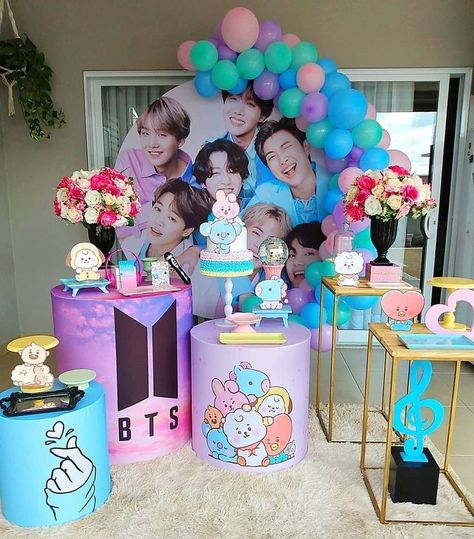 Bts Birthday, Bts Cake, Army's Birthday, Bts Birthdays, Birthday Event, Birthday Party Theme Decorations, Bts Merch, Event Services, Blackpink And Bts