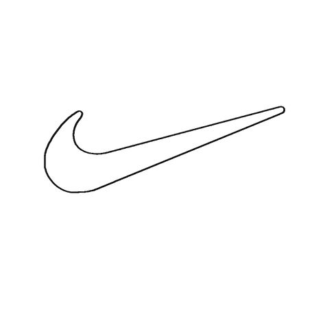 Nike Template Free Printable, Nike Logo Tattoo, Nike Logo Drawing, Embroidery Nike Logo, Nike Template, Nike Logo Art Design, Embroidery Outline Designs, Nike Pattern, Nike Drawing