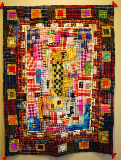 Kantha Patchwork Quilt, Vintage Quilts Patterns, African Quilts, Bear Quilts, A Wonderful Life, American Quilt, Jet Fighter, Textile Fiber Art, Colorful Quilts