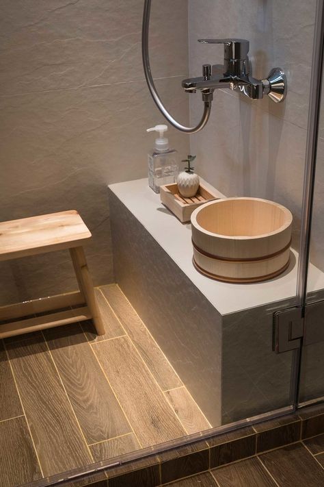 A Japanese Apartment in Singapore — Design Anthology Japanese Bathroom Small Apartment, Foundation Gaal Dornick, Tiny Japanese Apartment, Japanese Bathroom Design, Singapore Design, Japanese Bathroom, Japanese Apartment, Toilette Design, Muji Style