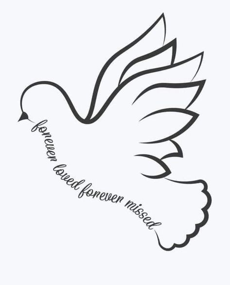 Forever Loved Forever Missed, Memorial Tattoo Quotes, In Loving Memory Tattoos, Memorial Svg, Remembrance Tattoos, Tattoo For Son, Chest Tattoos For Women, Dope Tattoos For Women, Dad Tattoos