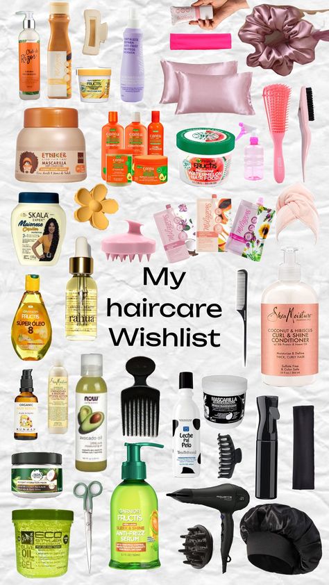 hair care Wishlist Hair Care Black Women, Curly Girl Products, Good Hair Products, Curly Hair Care Products, Hair Journey Tips, Hair Care Curly, Hair Products For Curly Hair, Natural Hair Care Routine, Wavy Hair Care