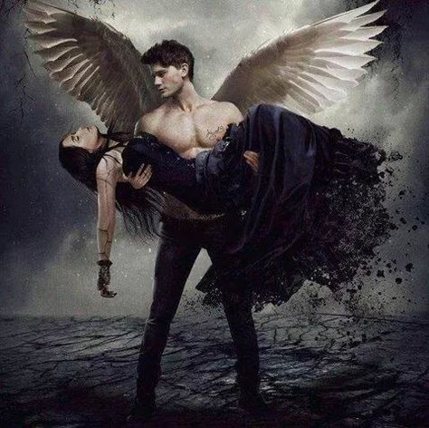 Male Angels, Angel Falls, Lauren Kate, Fallen Series, Ange Demon, Fantasy Magic, Angel And Devil, Angel Pictures, Dark Angel