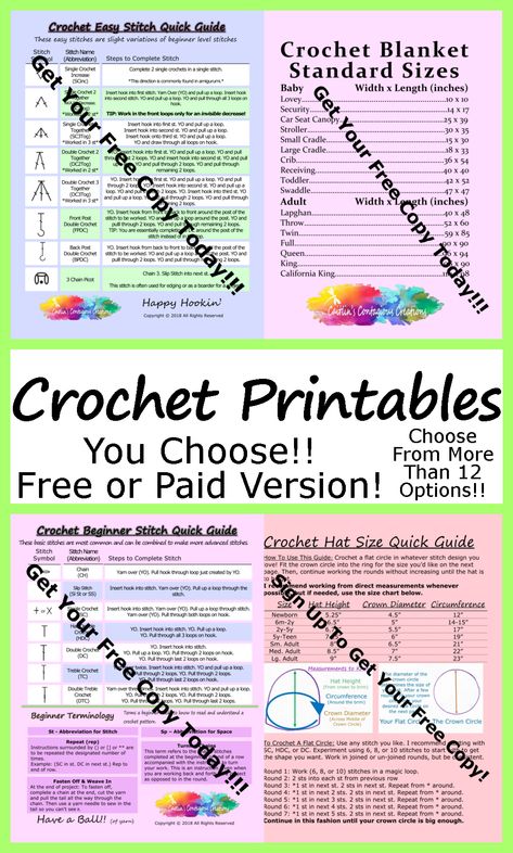 Free or Paid versions available. Size Guides, Mini stitch guides, chart symbols, common references and more! Get your download right now. Crochet Stiches Charts Cheat Sheets, Crochet Printables, Beginner Crochet Patterns, Pattern Symbols, Easy Beginner Crochet Patterns, Crochet Products, Crochet Classes, Crochet Stitches Guide, Crochet Stitches For Blankets