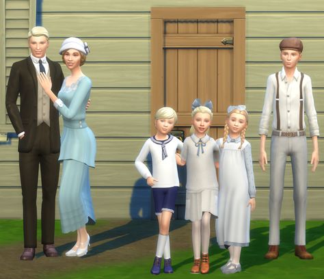 1920s Family, Sims 4 Patreon, 1920s Hair, Free Sims 4, Diary Covers, Old Outfits, Flapper Style, Sims Mods, Custom Content