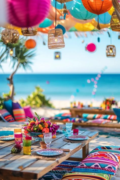 Beach Birthday Bash: Unforgettable Ideas & Tips Birthday On The Beach, Birthday At The Beach, Beach Birthday Party, Backyard Birthday, Focus Wall, Beach Ideas, Creative Birthday, Beach Birthday, Miami Vice