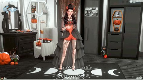 Halloween CAS background by thilsey 👻 - Screenshots - The Sims 4 Mods - CurseForge The Sims 4 Halloween Cas Background, Sims 4 Trick Or Treat Mod, Sims 4 Halloween Cas Background, Sims 4 Cas Background, Cas Background, Background Aesthetics, Background Halloween, Loading Screen, Best Sims