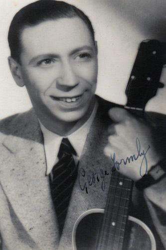 George Formby signed music & movie memorabilia Famous Signatures, George Formby, 1930s Hollywood, Autograph Book, Classic Film Stars, Comedy Actors, British Celebrities, Autograph Books, Movie Images