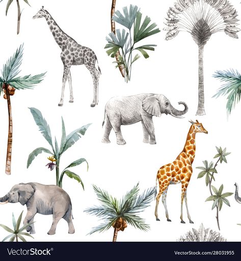 Safari Baby Blanket, Kindergarten Logo, Jungle Safari Baby, Personalized Baby Quilt, Elephant Walk, Safari Nursery, Jungle Safari, Safari Baby, African Animals