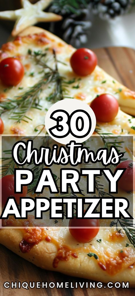 Elevate your holiday gatherings with these 30 mouthwatering Christmas party appetizers! Serve up festive bites like cranberry-brie puff pastries, bacon-wrapped asparagus, and savory mini quiches. Add a holiday twist with creative appetizers such as stuffed mushrooms, caprese skewers shaped like wreaths, and spiced deviled eggs. These crowd-pleasers are not only easy to prepare but also visually stunning, making them perfect for any Christmas party. Mini Christmas Appetizers, Xmas Hors D’oeuvres, Christmas Hors D'oeuvres, Creative Appetizers, Christmas Party Appetizers, Xmas Appetizers, Holiday Apps, Fancy Appetizer Recipes, Winter Appetizers